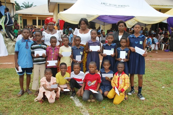 Scholarship grants for pupils in five primary schools in Amuzi, Imo State